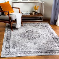 Surya Lustro LSR-2327 Black Area Rug