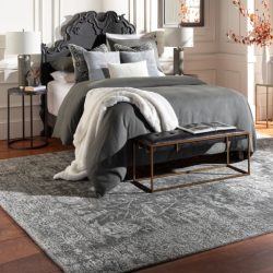 Surya Lucknow LUC-2301 Black Area Rug