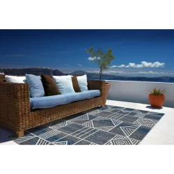 Alternative view of Kas Lucia 2774 Blue Area Rug