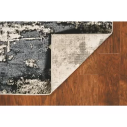 Alternative view of Kas Luna 7121 Silver Charcoal Area Rug