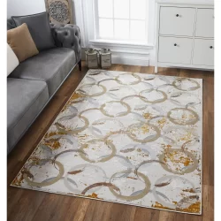 Alternative view of Kas Luna 7137 Ivory Area Rug