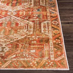 Alternative view of Surya Lavable LVB-2300 Brick Red Area Rug