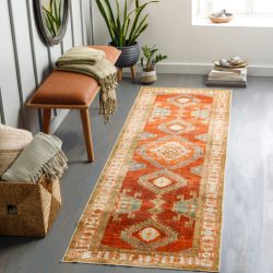 Alternative view of Surya Lavable LVB-2301 Blue Area Rug