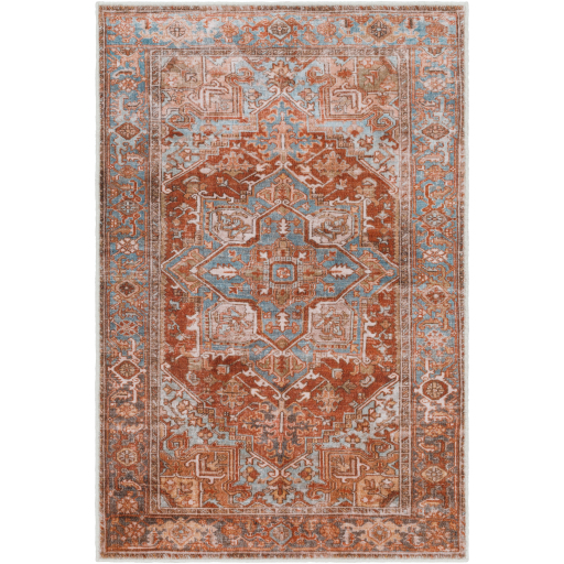 Surya Lavable LVB-2304 Blue Area Rug