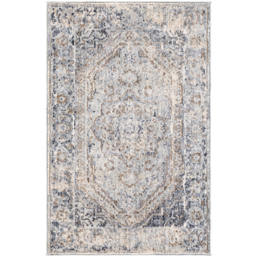 Surya Liverpool LVP-2302 Black Area Rug