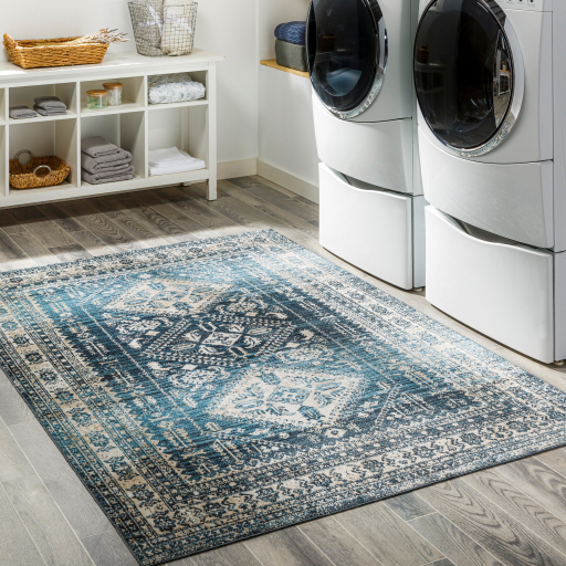 Surya Lavadora LVR-2303 Blue Area Rug