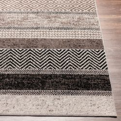 Alternative view of Surya Lavadora LVR-2304 Black Area Rug