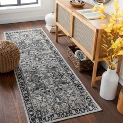 Alternative view of Surya Lavadora LVR-2322 Black Area Rug