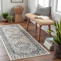 Alternative view of Surya Lavadora LVR-2324 Black Area Rug