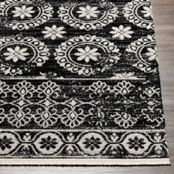 Alternative view of Surya Lavadora LVR-2325 Black Area Rug
