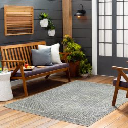 Alternative view of Surya Lavadora LVR-2328 Black Area Rug