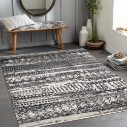 Alternative view of Surya Lavadora LVR-2330 Black Area Rug
