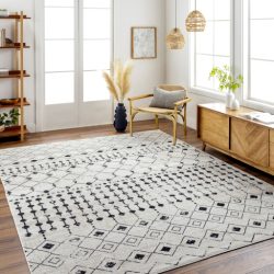 Alternative view of Surya Lavadora LVR-2336 Black Area Rug