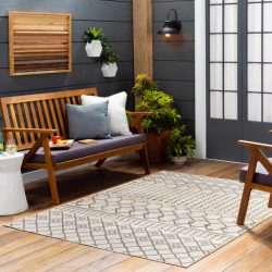 Surya Lavadora LVR-2337 Black Area Rug