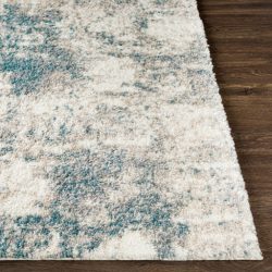Alternative view of Surya Lyra Shag LYR-2301 Blue Area Rug