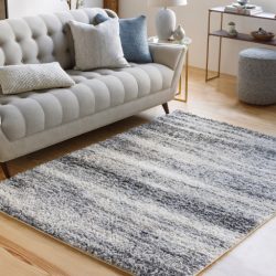 Surya Lyra Shag LYR-2302 Charcoal Area Rug