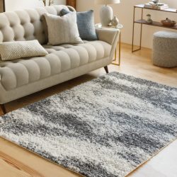 Surya Lyra Shag LYR-2303 Black Area Rug