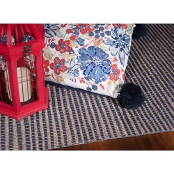 Alternative view of Kas Mason 394 Blue Area Rug