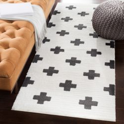 Surya Moroccan Shag MCS-2306 Black Area Rug