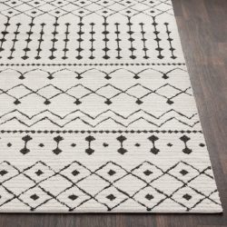 Alternative view of Surya Moroccan Shag MCS-2309 Black Area Rug