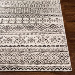 Alternative view of Surya Mardin MDI-2313 Black Area Rug