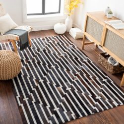 Alternative view of Surya Medora MOD-1017 Black Area Rug