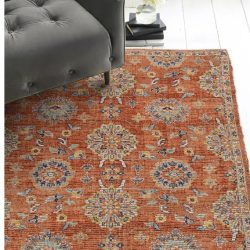 Alternative view of Kas Morris 2230 Orange Area Rug