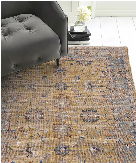 Alternative view of Kas Morris 2231 Yellow Area Rug