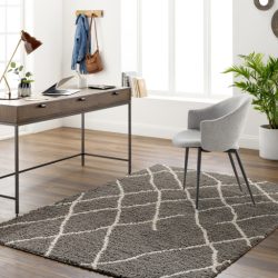 Alternative view of Surya Maryland Shag MSG-2308 Dark Brown Area Rug