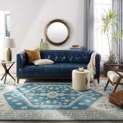Surya Milas MSL-2301 Aqua Area Rug