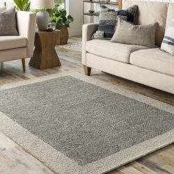 Surya Madelyn MYN-2304 Black Area Rug