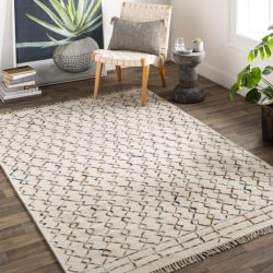 Surya Nettie NET-1001 Black Area Rug
