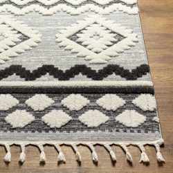 Alternative view of Surya Nora NOA-2301 Black Area Rug
