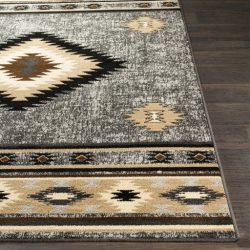 Alternative view of Surya Paramount PAR-1094 Black Area Rug