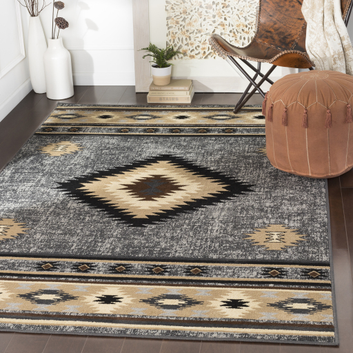Surya Paramount PAR-1094 Black Area Rug