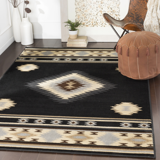 Surya Paramount PAR-1095 Black Area Rug - Image 2