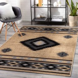 Surya Paramount PAR-1096 Black Area Rug