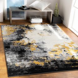 Surya Pepin PEI-1011 Black Area Rug