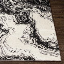 Alternative view of Surya Pepin PEI-1014 Black Area Rug