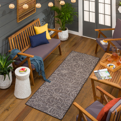 Surya Pasadena PSA-2326 Black Area Rug