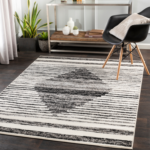 Surya Pisa PSS-2312 Black Area Rug - Image 2