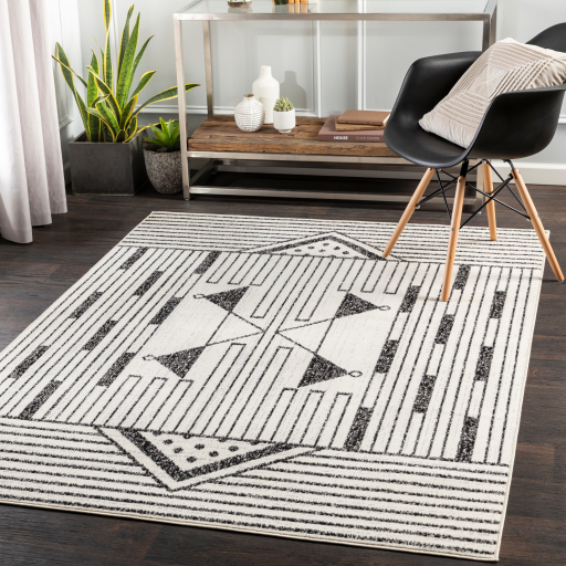 Surya Pisa PSS-2316 Black Area Rug - Image 2