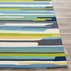 Alternative view of Surya Rain RAI-1270 Aqua Area Rug