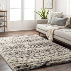 Alternative view of Surya Rhapsody RHA-1034 Charcoal Area Rug