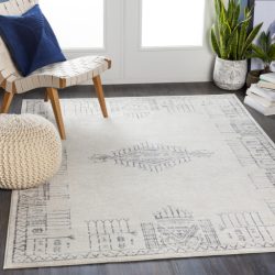 Surya Roma ROM-2346 Charcoal Area Rug
