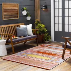 Surya Sajal SAJ-1064 Brick Red Area Rug