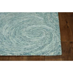 Alternative view of Kas Serenity 1260 Blue Area Rug