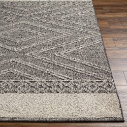 Alternative view of Surya Sarasota SSO-2309 Black Area Rug