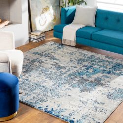 Alternative view of Surya Sunderland SUN-2300 Aqua Area Rug