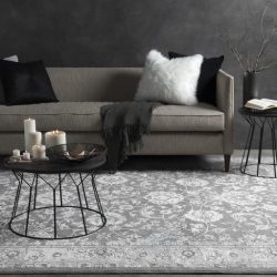 Surya Tibetan TBT-2309 Charcoal Area Rug